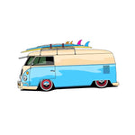Surf Van Sticker Decal
