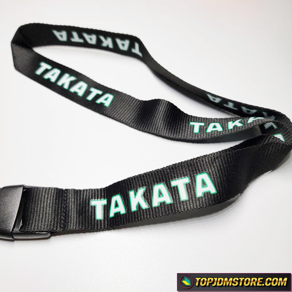 JDM Style Cars TAKATA Cellphone Lanyard JDM Racing Car Keychain JDM Style Cars TAKATA Cellphone Lanyard JDM Racing Car Keychain