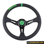 TKT Steering Wheel Leather Deep Dish 14"