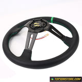 TKT Steering Wheel Leather Deep Dish 14"
