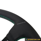 TKT Steering Wheel Leather Deep Dish 14"