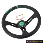TKT Steering Wheel Leather Deep Dish 14"