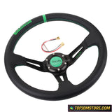 TKT Steering Wheel Leather Deep Dish 14"