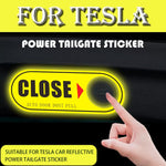 For Tesla Tailgate Sticker Decal