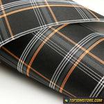 Plaid Cushioned Seat Fabric Material Cloth