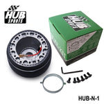 nissan boss kit,hub sports,hub sports boss kit,quick release hub,short steering wheel hub,steering wheel hub,steering wheel hub kit,nrg hub adapter,steering wheel adapter,steering wheel control adapter,nrg quick release steering wheel,quick release boss kit,6 bolt steering wheel adapter