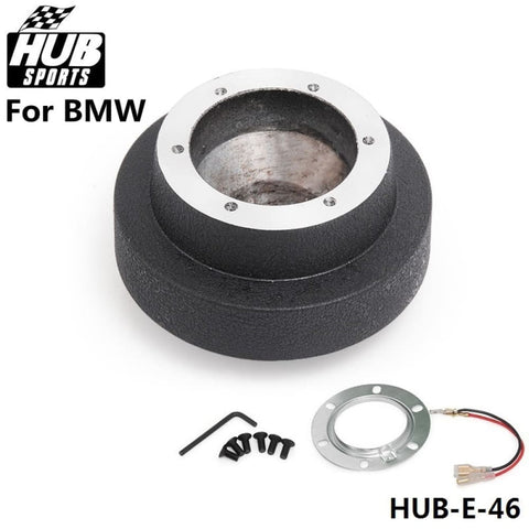 Hub Sports Steering Wheel Short Hub Adapter Boss Kit for BMW E46 E-46 - Steering Wheel Hubs 3