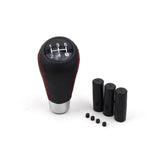 5 Speed Leather Red Stitching Type R Long Shift Knob - Top JDM Store