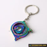RX-7 13B Rotary Engine Keychain - Neo Chrome - Keychains