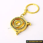 RX-7 13B Rotary Engine Keychain - Gold - Keychains
