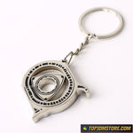 RX-7 13B Rotary Engine Keychain - Silver - Keychains