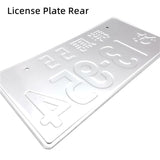 77-77 Lucky Temporary JDM License Plate