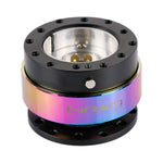 Aftermarket Ball Locking Security Pin Quick Release Hub - Neo Chrome - Steering Wheel Hubs
