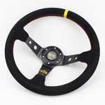 racing steering wheel,aftermarket steering wheel,deep dish steering wheel,drift steering wheel,rally steering wheel,quick release steering wheel,car steering wheel,omp steering wheel,steering wheel for sale,rally steering wheel,suede steering wheel