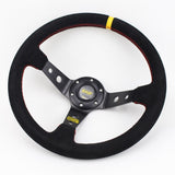 racing steering wheel,aftermarket steering wheel,deep dish steering wheel,drift steering wheel,rally steering wheel,quick release steering wheel,car steering wheel,omp steering wheel,steering wheel for sale,rally steering wheel,suede steering wheel