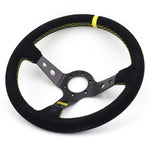 racing steering wheel,aftermarket steering wheel,deep dish steering wheel,drift steering wheel,rally steering wheel,quick release steering wheel,car steering wheel,omp steering wheel,steering wheel for sale,rally steering wheel,suede steering wheel
