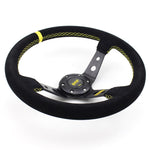 racing steering wheel,aftermarket steering wheel,deep dish steering wheel,drift steering wheel,rally steering wheel,quick release steering wheel,car steering wheel,omp steering wheel,steering wheel for sale,rally steering wheel,suede steering wheel