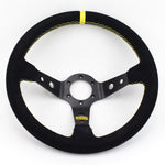 racing steering wheel,aftermarket steering wheel,deep dish steering wheel,drift steering wheel,rally steering wheel,quick release steering wheel,car steering wheel,omp steering wheel,steering wheel for sale,rally steering wheel,suede steering wheel