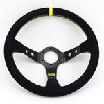 racing steering wheel,aftermarket steering wheel,deep dish steering wheel,drift steering wheel,rally steering wheel,quick release steering wheel,car steering wheel,omp steering wheel,steering wheel for sale,rally steering wheel,suede steering wheel