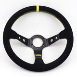 racing steering wheel,aftermarket steering wheel,deep dish steering wheel,drift steering wheel,rally steering wheel,quick release steering wheel,car steering wheel,omp steering wheel,steering wheel for sale,rally steering wheel,suede steering wheel