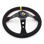 racing steering wheel,aftermarket steering wheel,deep dish steering wheel,drift steering wheel,rally steering wheel,quick release steering wheel,car steering wheel,omp steering wheel,steering wheel for sale,rally steering wheel,suede steering wheel