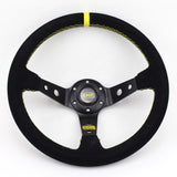 racing steering wheel,aftermarket steering wheel,deep dish steering wheel,drift steering wheel,rally steering wheel,quick release steering wheel,car steering wheel,omp steering wheel,steering wheel for sale,rally steering wheel,suede steering wheel