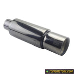 Aftermarket Racing Exhaust Muffler Straight Tip 90mm 3.5"