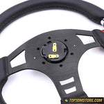 Aftermarket Genuine Leather Steering Wheel 14inch - Steering Wheels 4