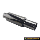 Aftermarket Racing Exhaust Muffler Straight Tip 75mm 3"