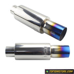 Aftermarket Racing Exhaust Muffler Straight Tip 75mm 3"