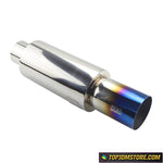 Aftermarket Racing Exhaust Muffler Straight Tip 75mm 3"