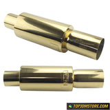 Aftermarket Racing Exhaust Muffler Straight Tip 75mm 3"