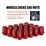 Aftermarket Racing Forged 7075-T6 Lightweight Lug Nuts 35mm - Top JDM Store
