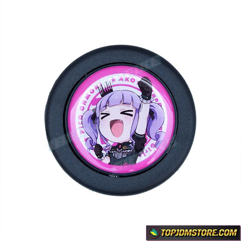 Ako Anime Girl Horn Button - horn button