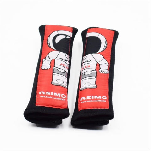 ASIMO Cotton Seat Belt Shoulder Strap Pads Honda - Top JDM Store