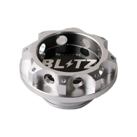 BLITZ Engine Oil Cap for Honda Toyota Subaru - 32mm / Silver - Dress Up