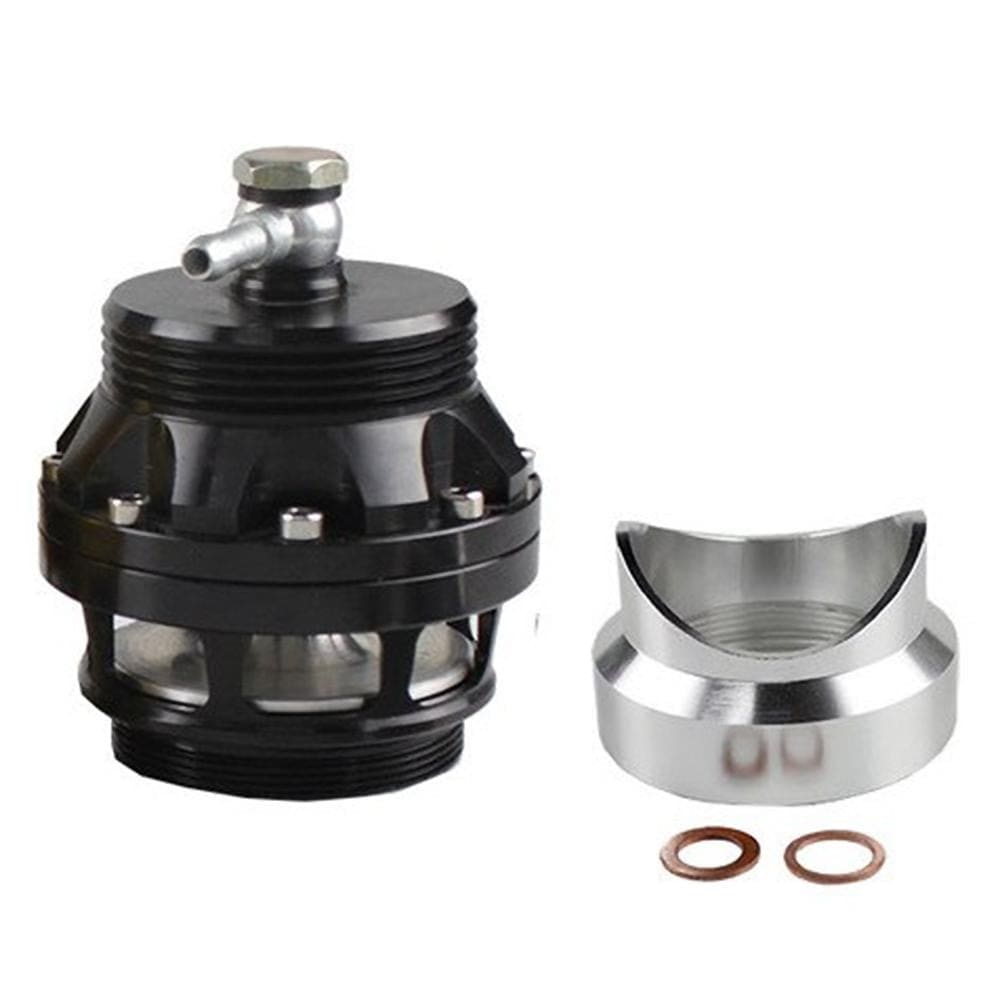 thumbnail image 2 of EMUSA 50mm Universal Blow Off Valve (BOV) – Black, Fits Toyota, Nissan, Honda, Acura 2 of 12