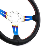 ND Blue Burnt Style Tuning Aftermarket Steering Wheel - Top JDM Store