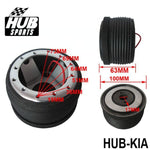 kia boss kit,hub sports,hub sports boss kit,quick release hub,short steering wheel hub,steering wheel hub,steering wheel hub kit,nrg hub adapter,steering wheel adapter,steering wheel control adapter,nrg quick release steering wheel,quick release boss kit,6 bolt steering wheel adapter