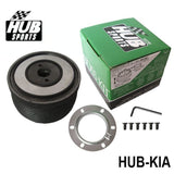 kia boss kit,hub sports,hub sports boss kit,quick release hub,short steering wheel hub,steering wheel hub,steering wheel hub kit,nrg hub adapter,steering wheel adapter,steering wheel control adapter,nrg quick release steering wheel,quick release boss kit,6 bolt steering wheel adapter