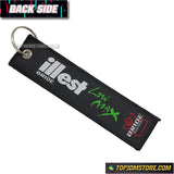 Bride illest Low Max Keychain Jet Tag - Black - Keychains 3