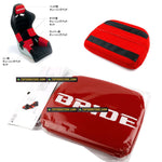Bride Racing Bucket Seat Head & Lumbar Comfort Pads Velcro - RED Head Pad - accessories 1