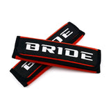 Bride Racing Comfort Seat Belt Pads - Red - Seat Belt Pads 1