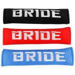 Bride Racing Embroidery Seat Belt Pads