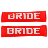 Bride Racing Embroidery Seat Belt Pads