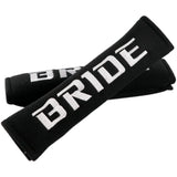 Bride Racing Embroidery Seat Belt Pads - Black