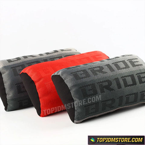 BRIDE Headrest Car Neck Pillow  JDM Neck Pillow Bride Racing Fabric – Top  JDM Store