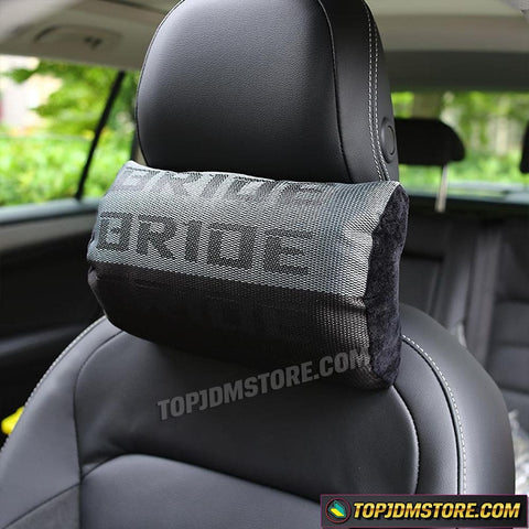 BRIDE Headrest Car Neck Pillow  JDM Neck Pillow Bride Racing Fabric – Top  JDM Store