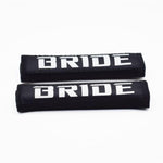 BRIDE Racing JDM Seat Belt Shoulder Pads Black/Red - Top JDM Store