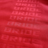 BRIDE Racing Seat Fabric Material Cloth - Red - 4